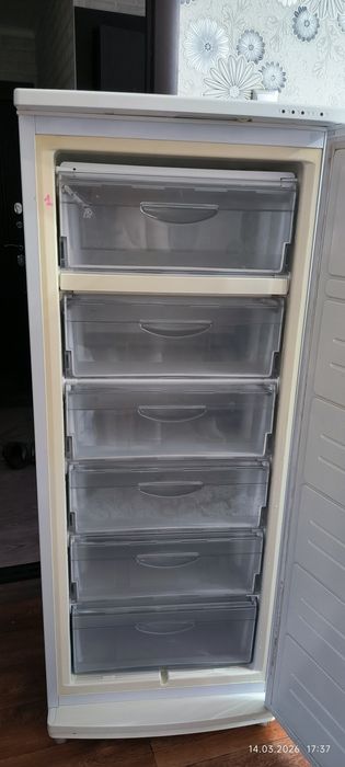 Морозильник в рабочем состоянии