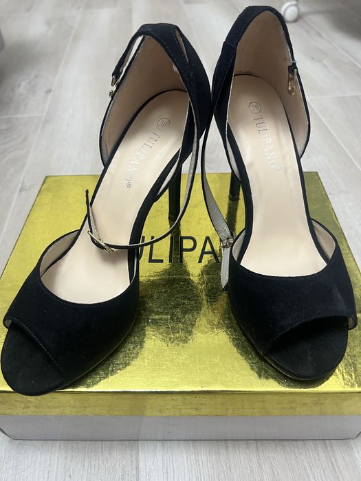 36 размер замша каблук 9 см