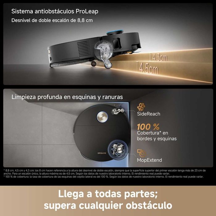 Нова AI Прахомускачка Робот за Сухо и Мокро Почистване Dreame X50s Ultra Slim, 2 години Гаранция, 35,000 Pa