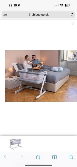 Кроватка Chicco next to me pop up