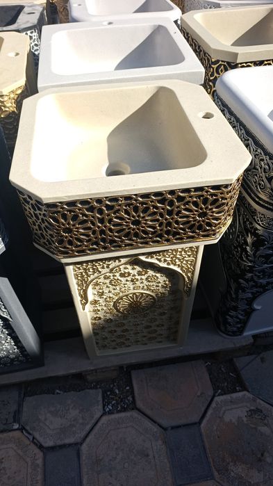 Раковина.Қуйма тошли мрамор раквина