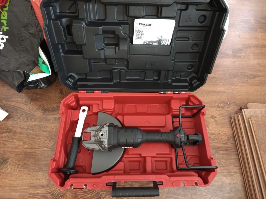 Мощен 40V Акумулаторен ъглошлайф Parkside Performance PWSAP 40-Li