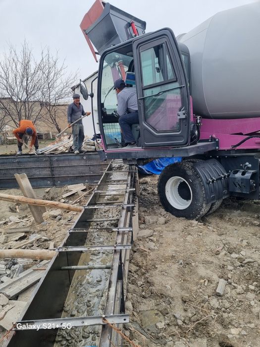 CARMEX билан(10 кунлик иш 1 кунда) Бетон Фундамент, Стяжка куйиш хизм