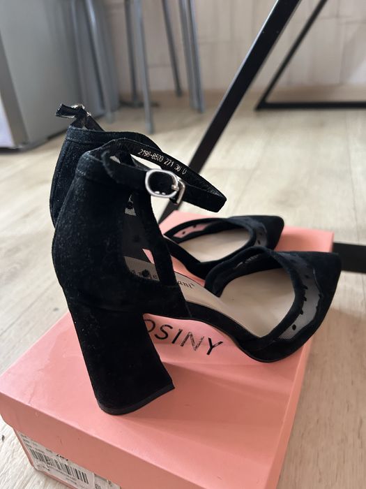 Туфли натуральная замша