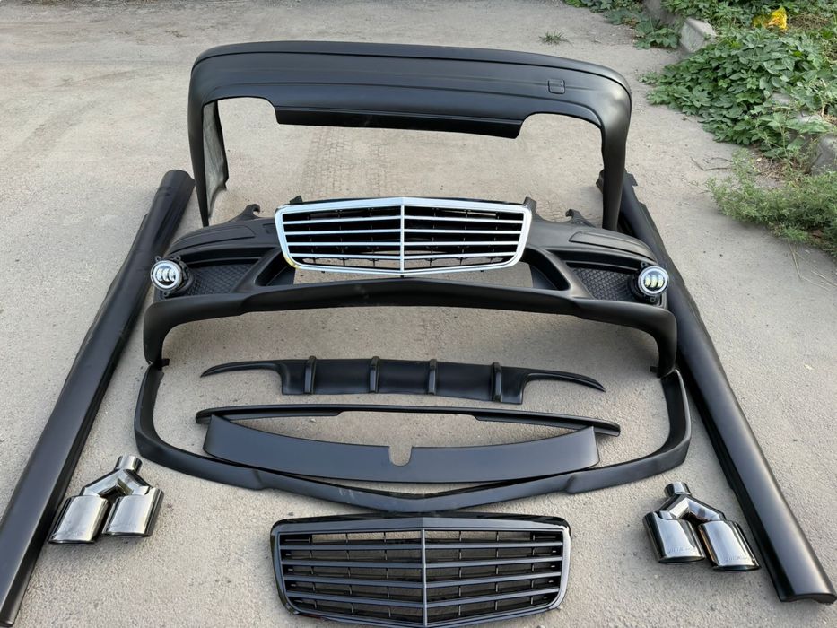 Бампер мерседес 211 6.3 амг стиль