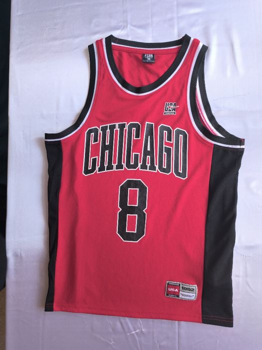 Maiou baschet Chicago Bulls #8 FSBN Athletic Fit XS – 100% poliester, stare foarte bună