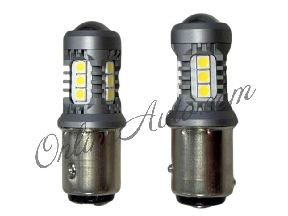 LED Диодни крушки BA15S P21W една светлина smd 12V 1156