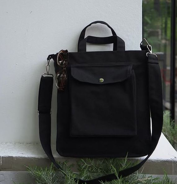 Сумка шоппер из мраморного канваса