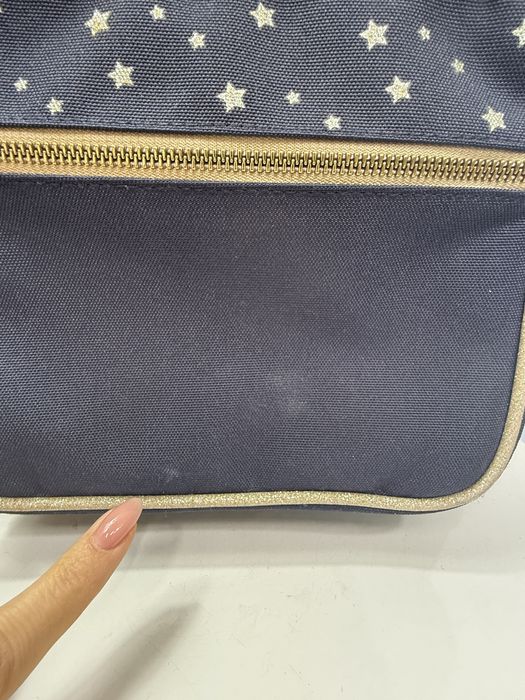 Jeune Premier раница за момиче в тъмно синьо и златно