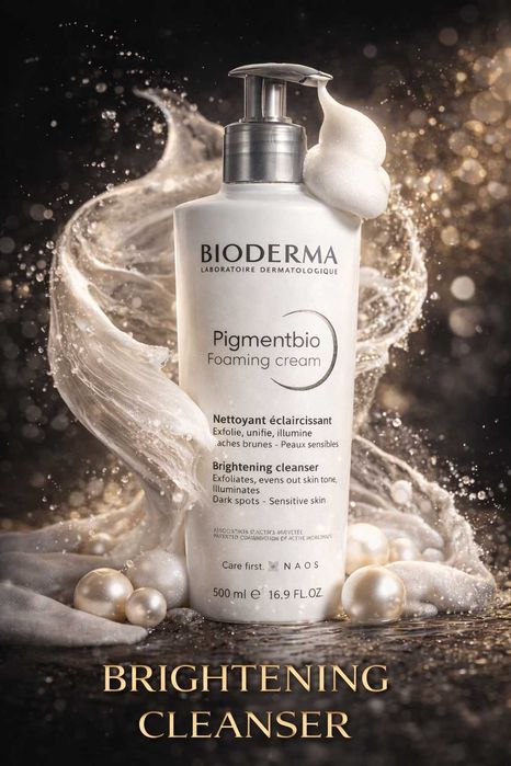Bioderma Pigmentbio Foaming Cream, Dog‘larga Qarshi yuz yuvish kremi