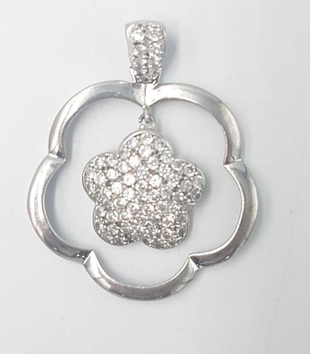 Superb pandantiv vintage din argint designer Norvegia