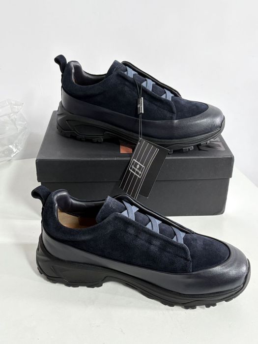 ZEGNA Triple Stitch  Leather