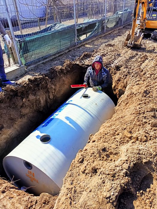 Fosa septica cu montaj