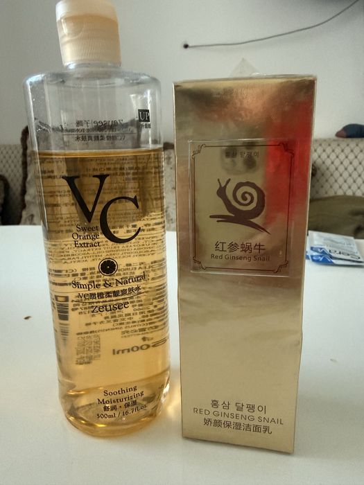 Крем для лица и тонер для лица