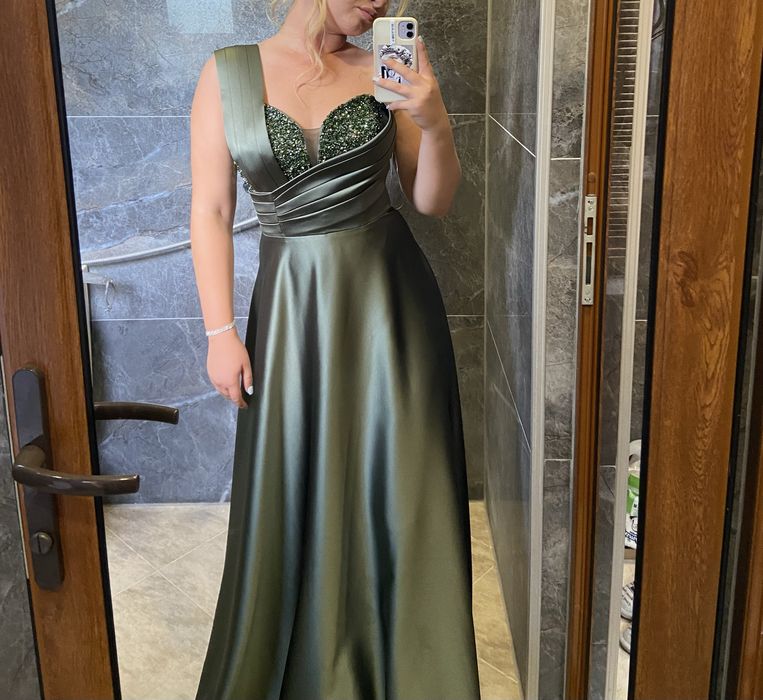 Нова сеатбена/бална дълга рокля, размер Л