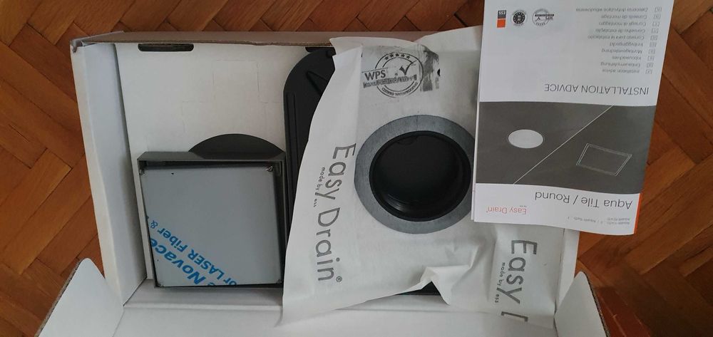 Подов сифон за вграждане Aqua Quattro-Easy Drain