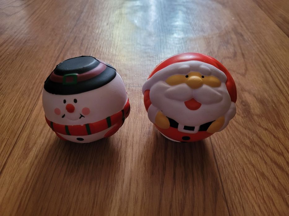 Мячики Дед Мороз и Снеговик