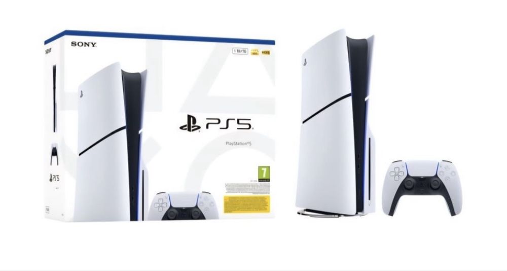 Нов Ps 5 slim 1 TB . Неразпечатан! Гаранция 2 години!