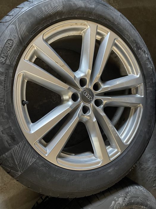 jante originale audi r20 q7 q5 echipate cu anvelope vara ca noi