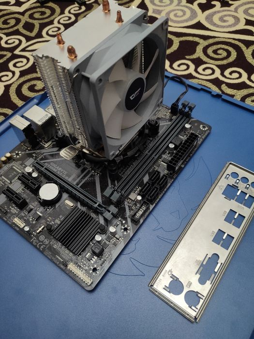 I3 9100F + H310M + Куллер