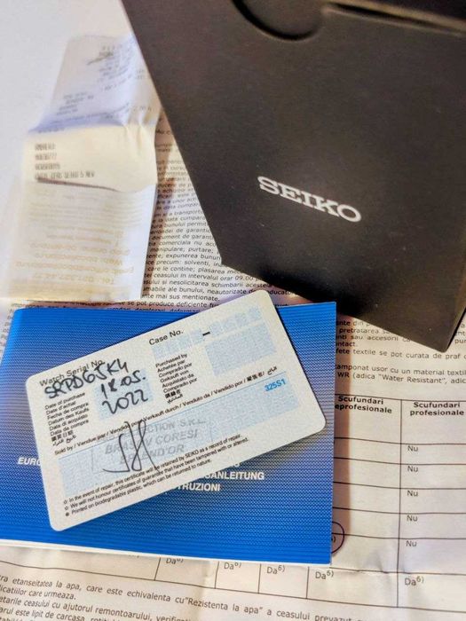 Ceas Seiko 5 Automatic SRPD65K4 Black Dial