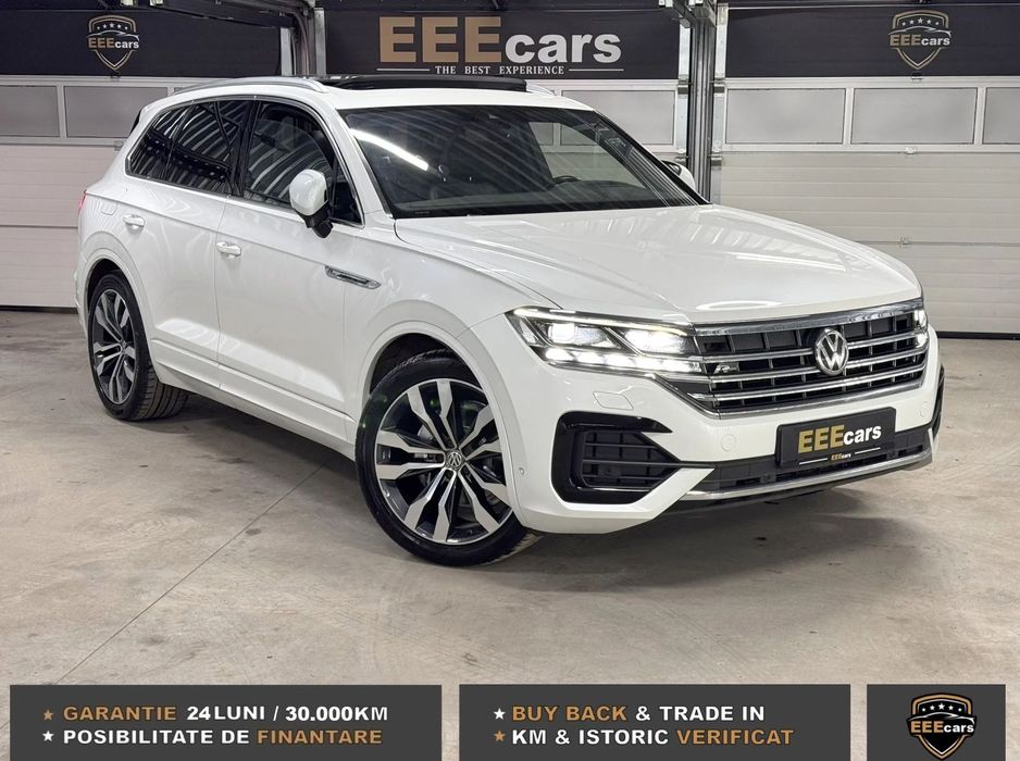 Volkswagen Touareg R-LINE Pano Masaj  Ventilatie HeadupD AlbPerlat MY2019 ACC GARANTIE