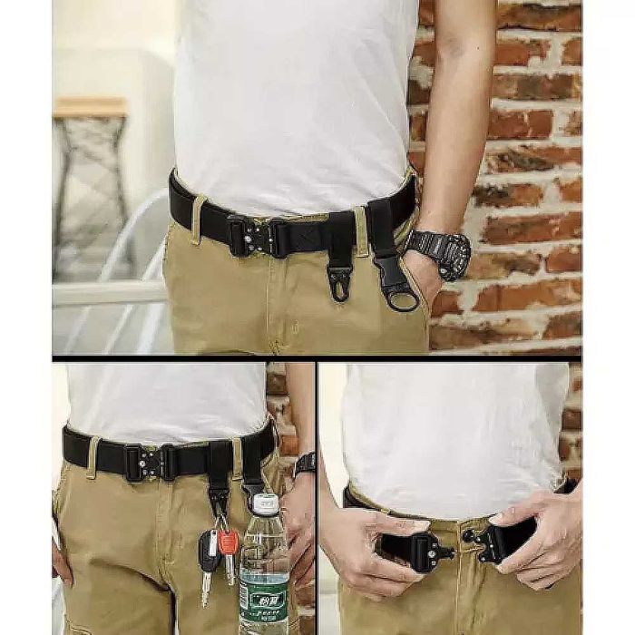 Мъжки тактически колан с катарама за бързо отваряне и затваряне