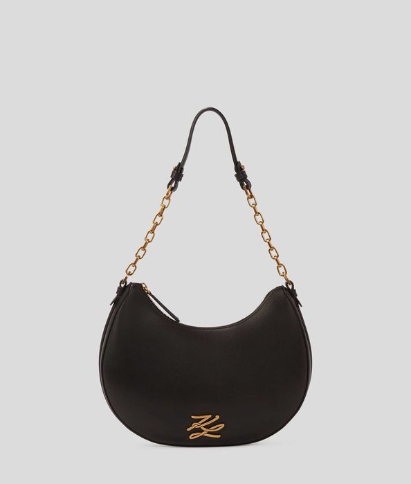 Оригинална Чанта Karl Lagerfeld K/Autograph moon shoulder bag