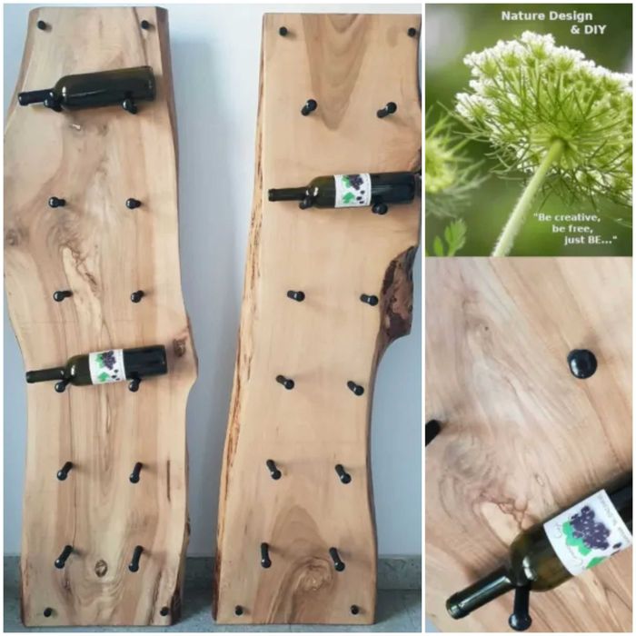 Suport vertical de depozitare sticle vin / sampanie