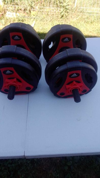 set gantere format din 2x8kg