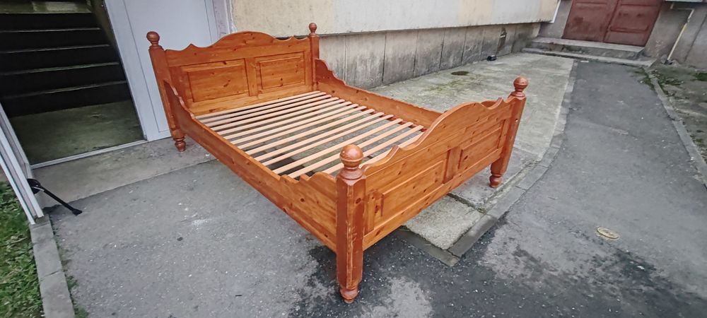 Dormitor lemn 140×200