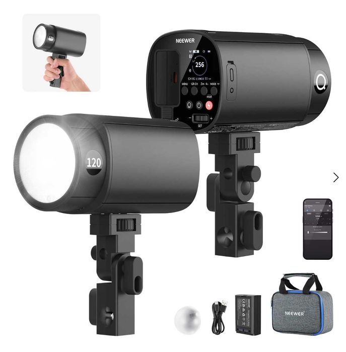 NEEWER Q120 120Ws 2.4G TTL Outdoor Studio Flash