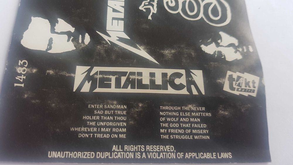 Metallica- caseta album