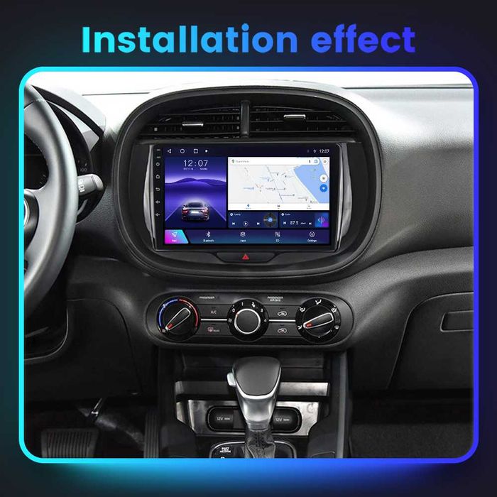 Navigatie Android 14 KIA Soul 2019 + 1/8 Gb Waze CarPlay + CAMERA