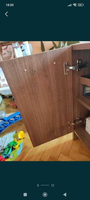 Барплот и шкаф МДФ 18мм. Дъб какао