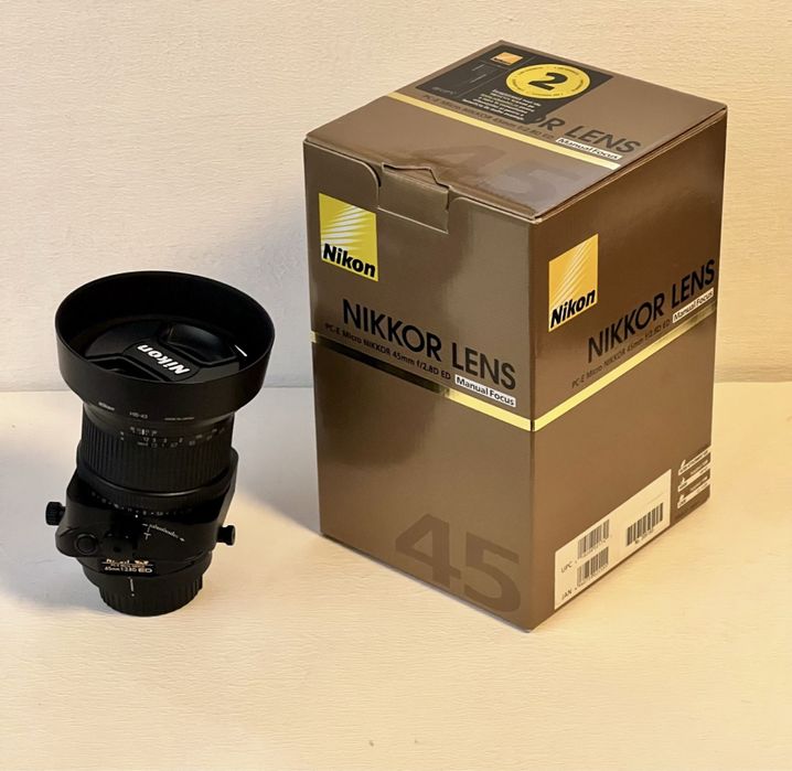 Obiectiv Nikon Tilt-and-shift PC-E Micro Nikkor 45mm F2.8D ED