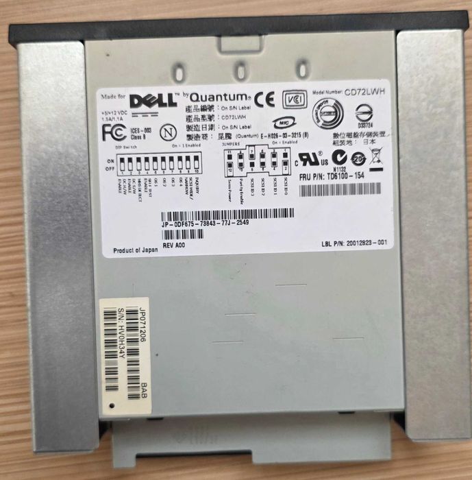 Unitate banda DELL CD72LWH DAT72