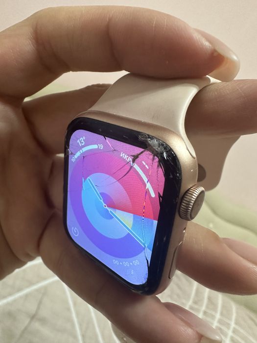 Apple watch 4, 44 mm розов/зол