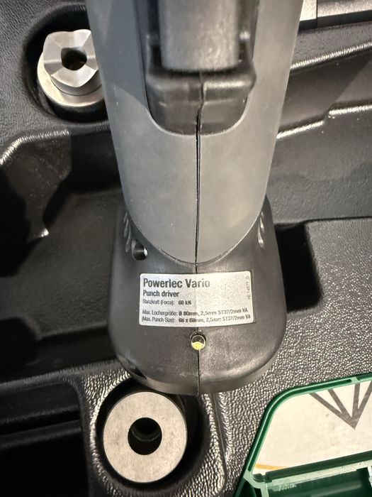 Presa gaurit tablouri panouri electrice Hawa Powerlec Vario 18V Makita la cutie