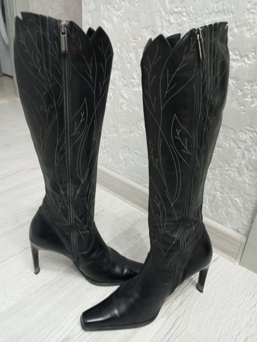 Сапоги нат.кожа, Италия