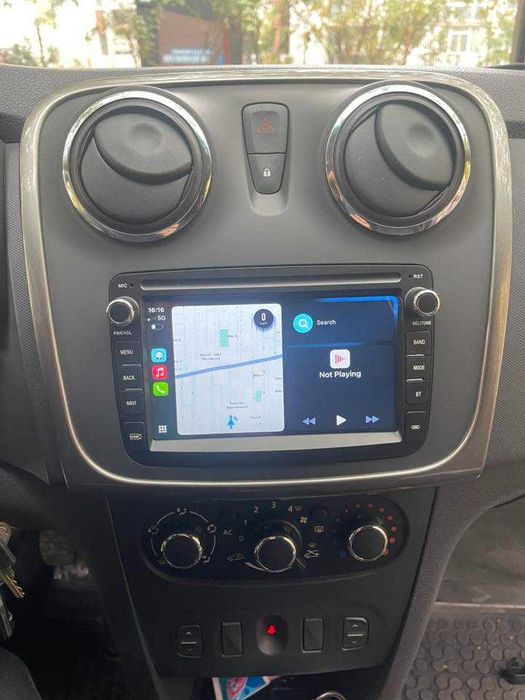 Navigație Android CarPlay Dacia Logan Sandero 2012-2019