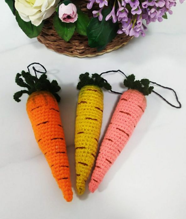 Брелоки  вязаные