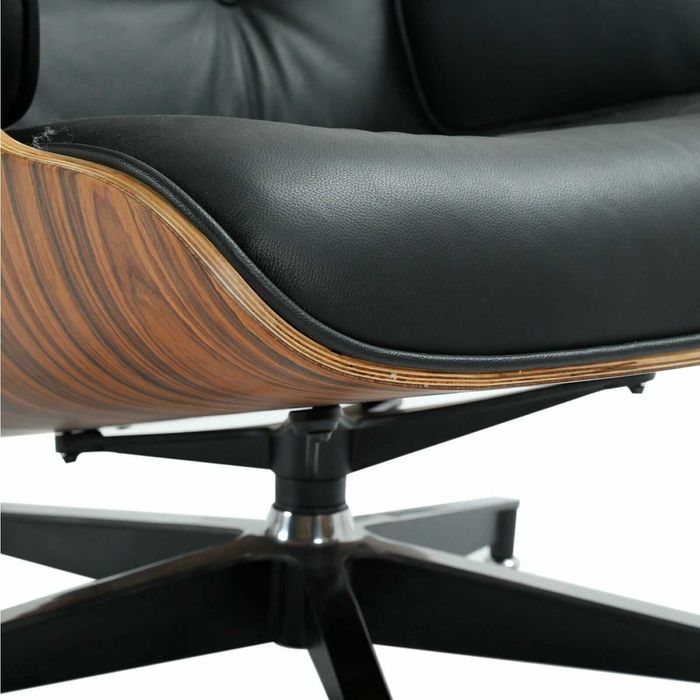 Fotoliu și taburet replica Eames Lounge Chair, studio, cabinet, birou