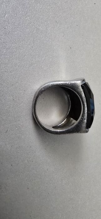 Inel de argint cu piatra  onix