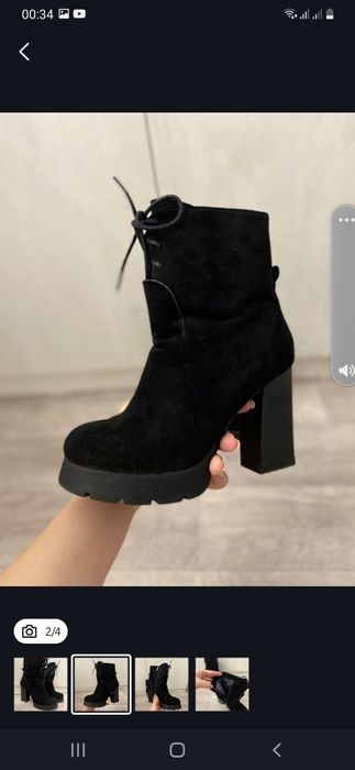 Продам женские сапоги батильоны