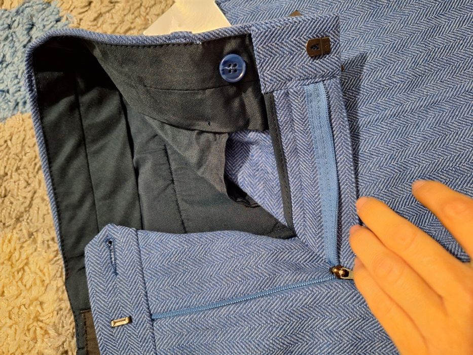 Pantaloni bărbătești eleganți/ocazie skinny fit noi