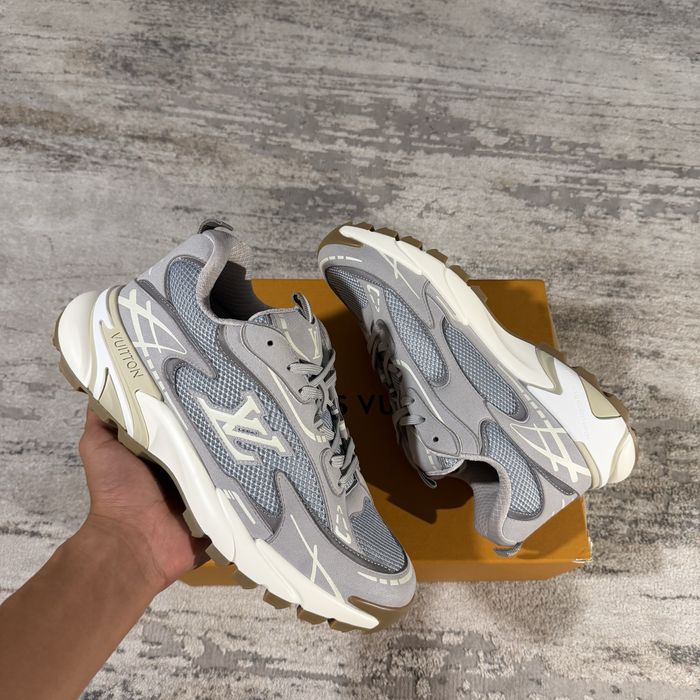 Louis Vuitton LV Tactic Runner Sneakers – Grey/Beige