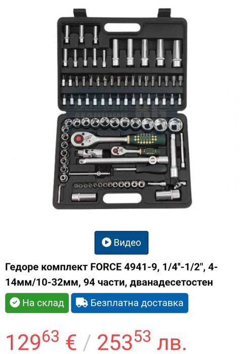 гедор форс 94 части