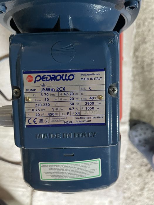 Насос pedrollo  оригинал