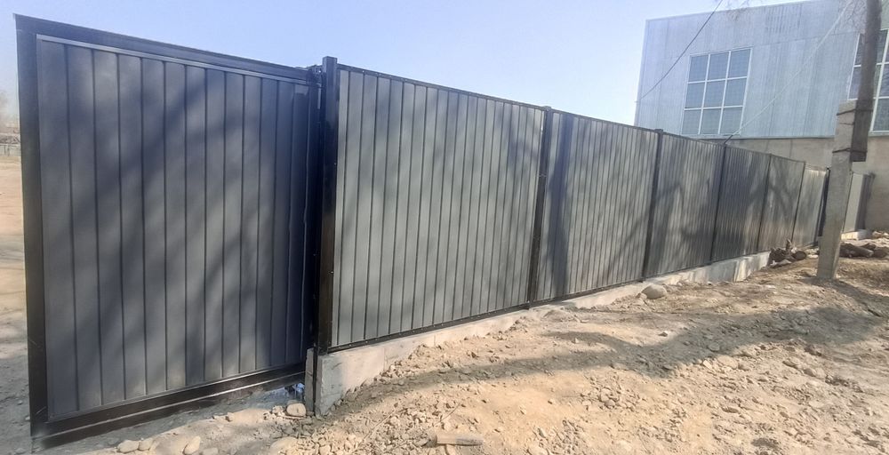 Откатные ворота, секционные ворота